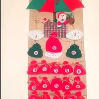 Коледно пано-календар , снимка 1 - Коледни подаръци - 42273658