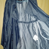 Нова, асиметрична, тънка дънкова връхна дреха, снимка 6 - Палта, манта - 36071166