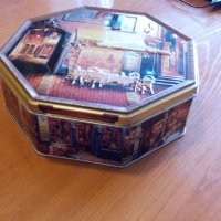 Метална кутия за бисквити и шокола с картини на Виктор Швайко - Viktor Shvaiko, снимка 13 - Колекции - 34300911