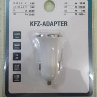 Адаптер "KFZ - ADAPTER" за кола нов, снимка 1 - Зарядни за кола - 41690084