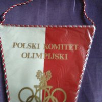 Флагчета на Полша Олимпийски комитет -Олимпиада 1980, снимка 3 - Други спортове - 38774479