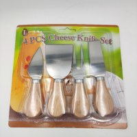 Комплект ножове за сирена 4броя , снимка 1 - Аксесоари за кухня - 41318967