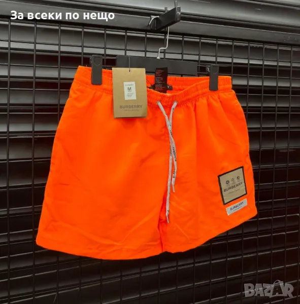 Burberry Мъжки Оранжеви Плувни Шорти🩳Плажни Шорти🩳Мъжки Бански В Оржанжев Цвят Бърбъри Код D2501, снимка 1
