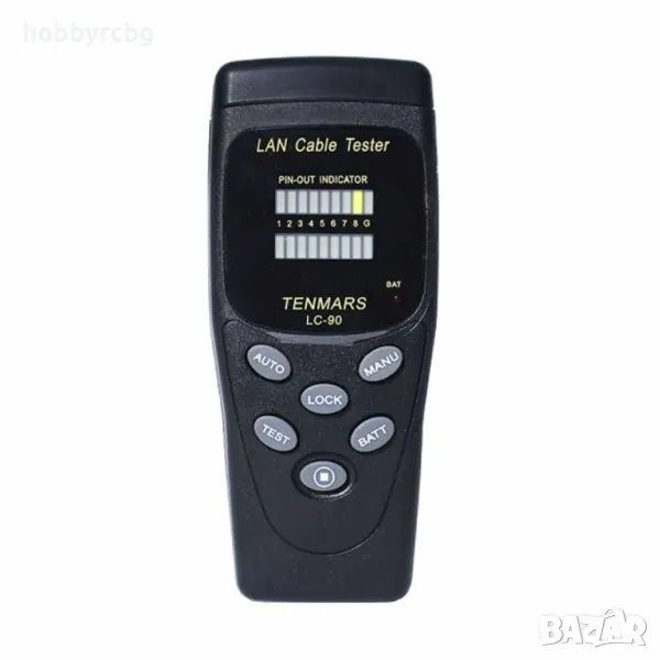 LC-90 Кабелен тестер за RJ45/RJ11, кабел AT, T258A, кабели EIA/TIA 568A/568B, снимка 1