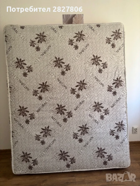 Еднолицев Матрак Натурал Слийп 160/200, снимка 1