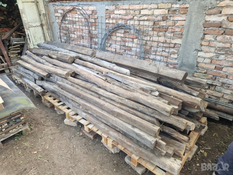 2.5+ кубика сухи дърва за огрев, греди от покрив, снимка 1