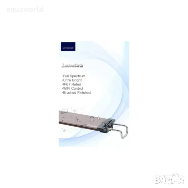 "ПРОМОЦИЯ" LED осветление за аквариум ZetLight Lancia2 ZP4000-1047PW Plant WiFi 100-120 см. 44W, снимка 1