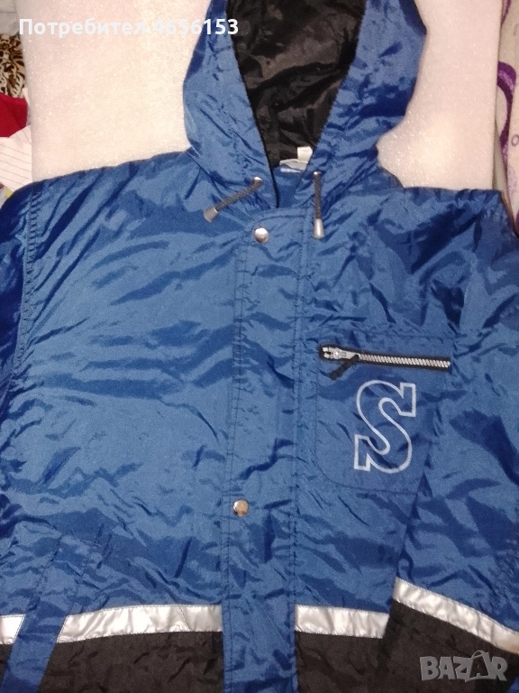 НОВО / ДЕТСКО ЗИМНО ЯКЕ С КАЧУЛКА -Размер 140, снимка 1