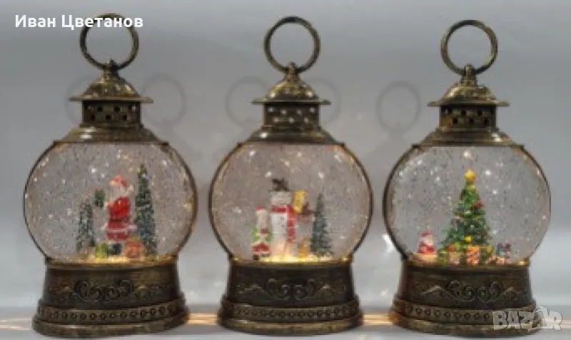 Коледен снежен глобус, снимка 1