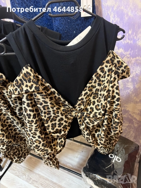 Ризка с камъчета леопард🤩, снимка 1