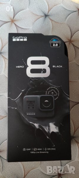 Нова GoPro Hero 8 екшън камера + карта памет, снимка 1