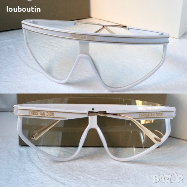 Dior дамски прозрачни слънчеви очила маска 1:1 - 4 цвята, снимка 1