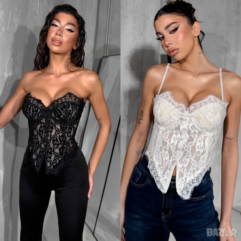 Бюстие в два цвята , снимка 1