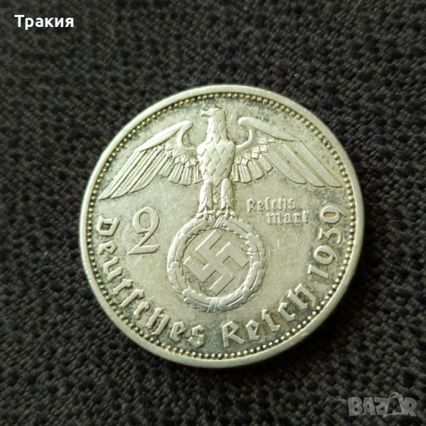 2 марки 1939 г. Нацистка Германия , снимка 1