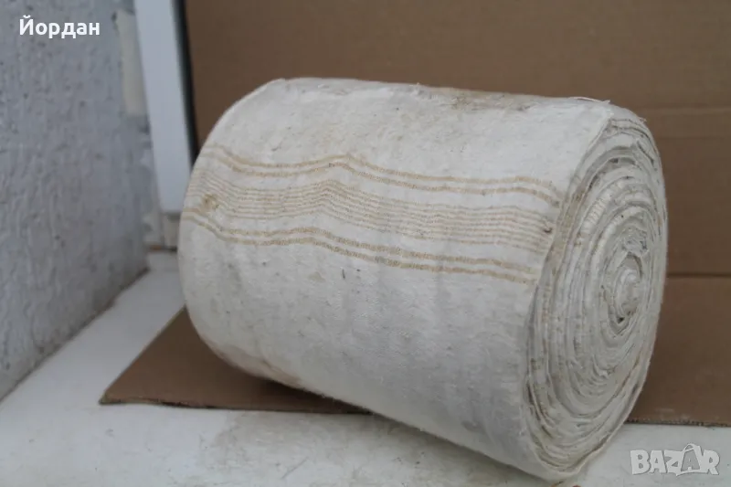 Ръчно тъкан ленен плат за кърпи , снимка 1