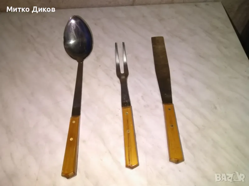Вилица за месо -стек-бербекю-голяма -черпак и друго за кухнята, снимка 1