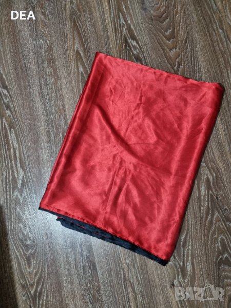 Червена сатенена калъфка за единична завивка-20лв., снимка 1
