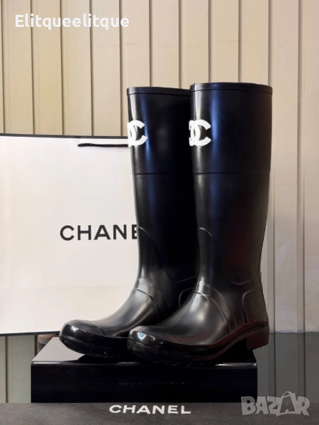 гумени ботуши ⚜️CHANEL BOOTS⚜️ 🆕🆕, снимка 1