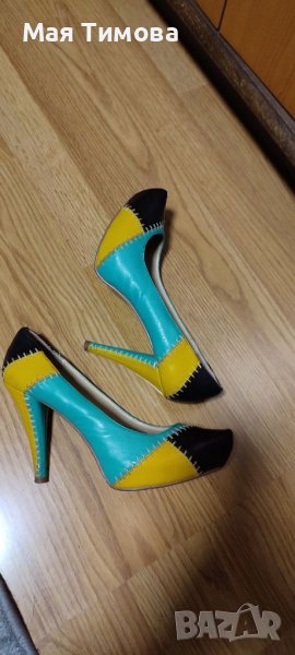 Дамски кожени обувки , снимка 1