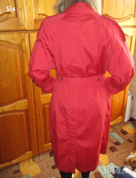 Дамски шлифер - червен, снимка 1