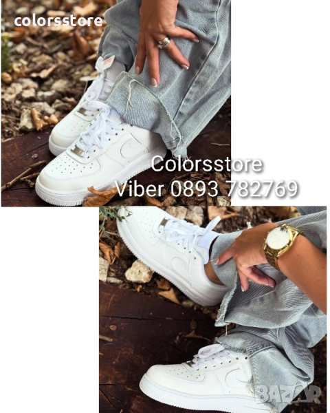 Дамски бели маратонки Nike код VR29u, снимка 1