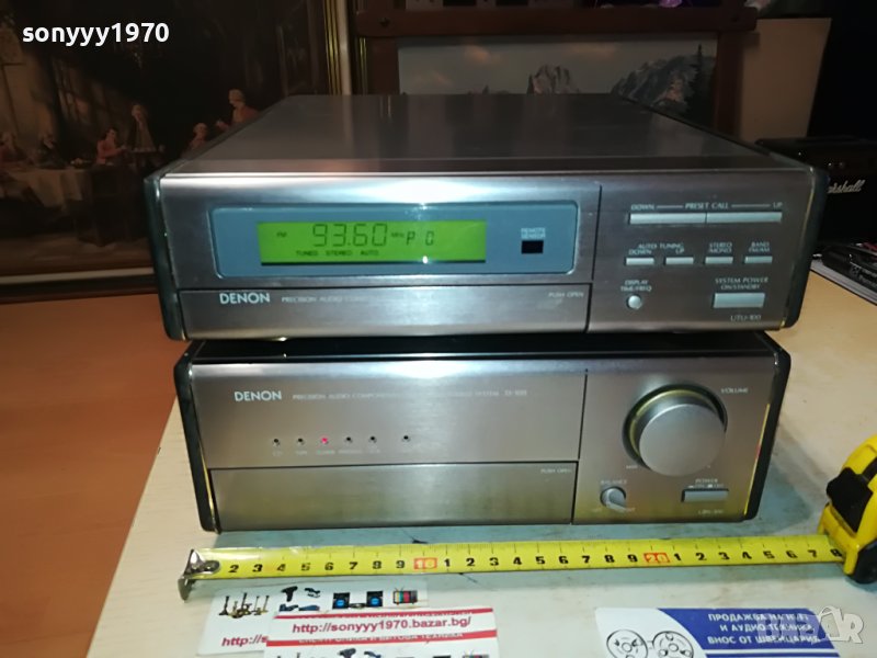 denon amplifier+tuner made in japan/germany 0106231016, снимка 1