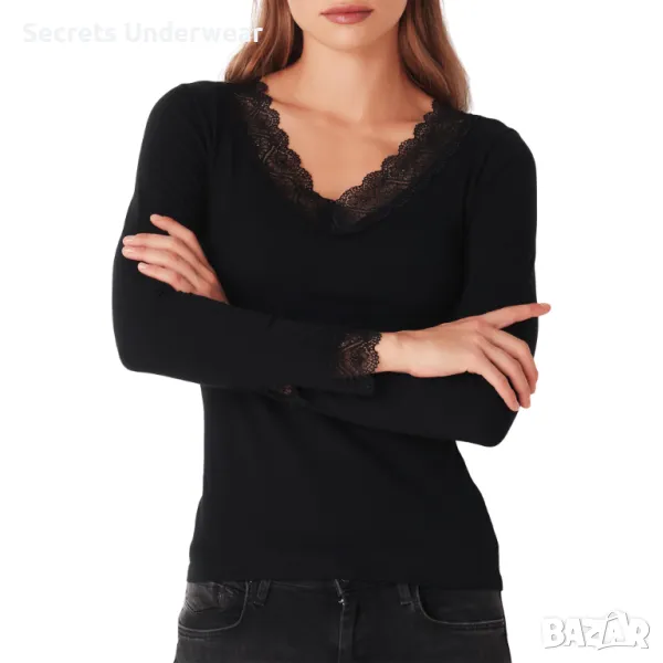 Дамска блуза с дълъг ръкав Cotonella "Maglia In & Out" , снимка 1