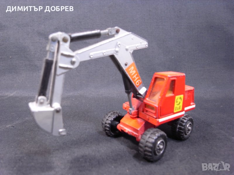  СТАРА РЕТРО МЕТАЛНА КОЛИЧКА EXCAVATOR MATCHBOX KING SIZE, снимка 1