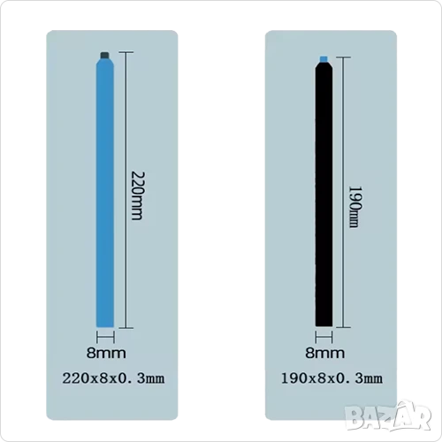Adhesive Strip , LCD Screen Repair Tape , двойно-залепваща разтягаща се лента, снимка 1