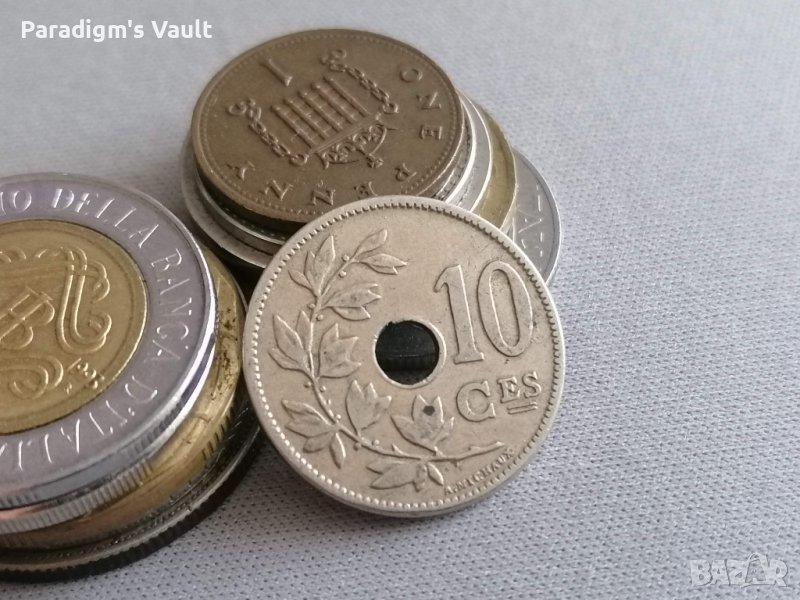 Монета - Белгия - 10 сентима (френска) | 1902г., снимка 1