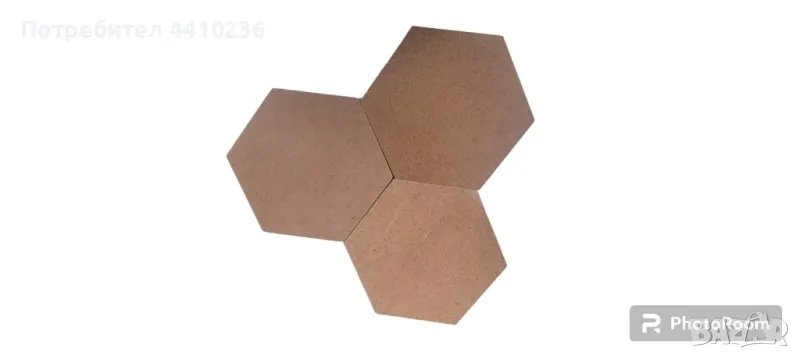 Шестоъгълна дървена рамка, Дървена рамка пчелна пита, снимка 1