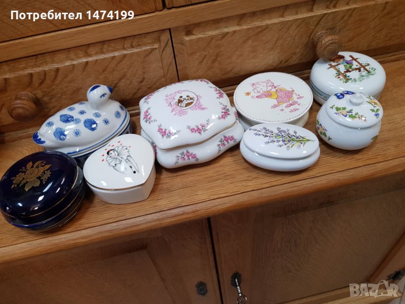Порцеланови кутийки/бижутерки, снимка 1