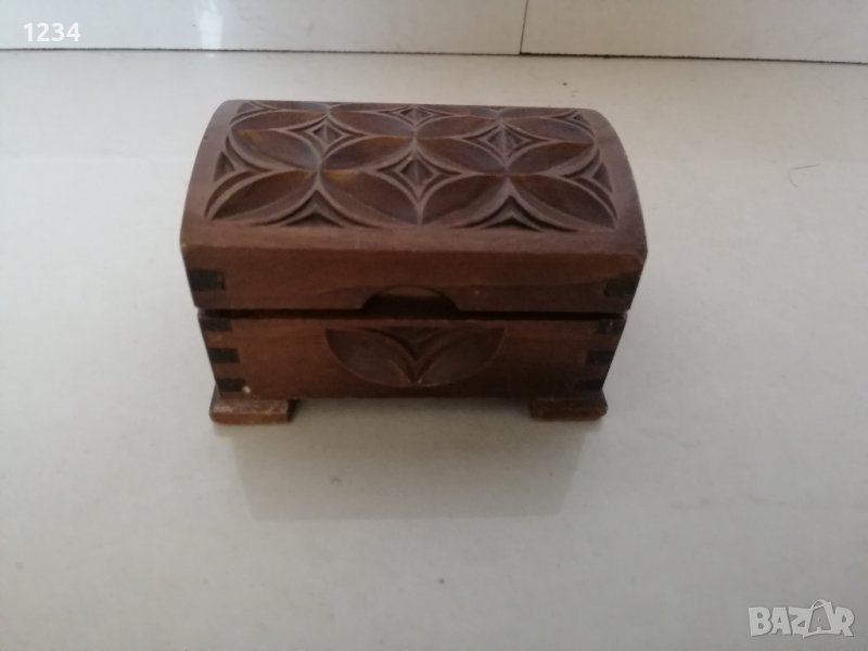 Дървена кутия 10 х 7 h 6 cm. , снимка 1