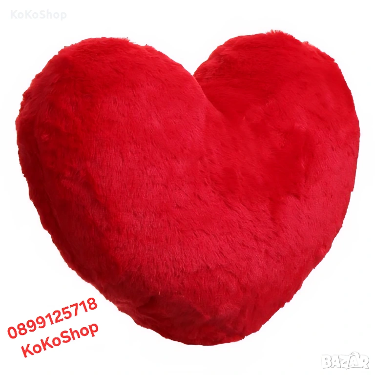 Възглавница Сърце-35х32 см., снимка 1