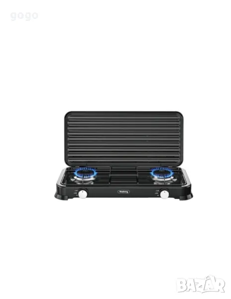 двоен газов котлон с капак , снимка 1