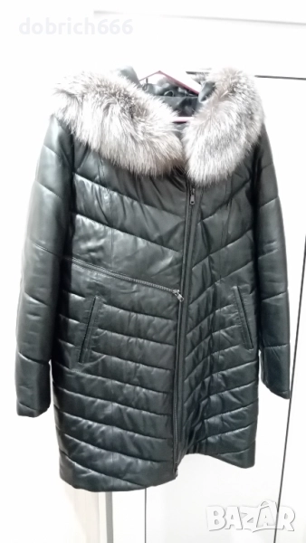 Дамско кожено яке естествена кожа, снимка 1