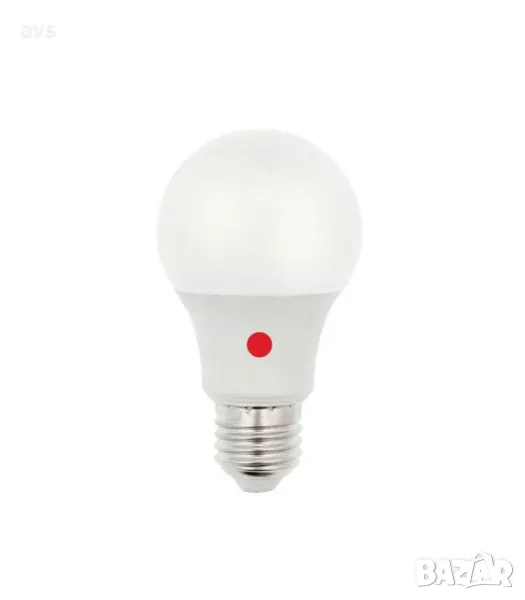 LED крушка със сензор ден и нощ 9W А60 4000K VITO E27, снимка 1