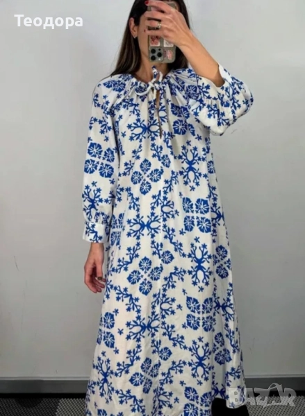 Рокля 100% памук , снимка 1