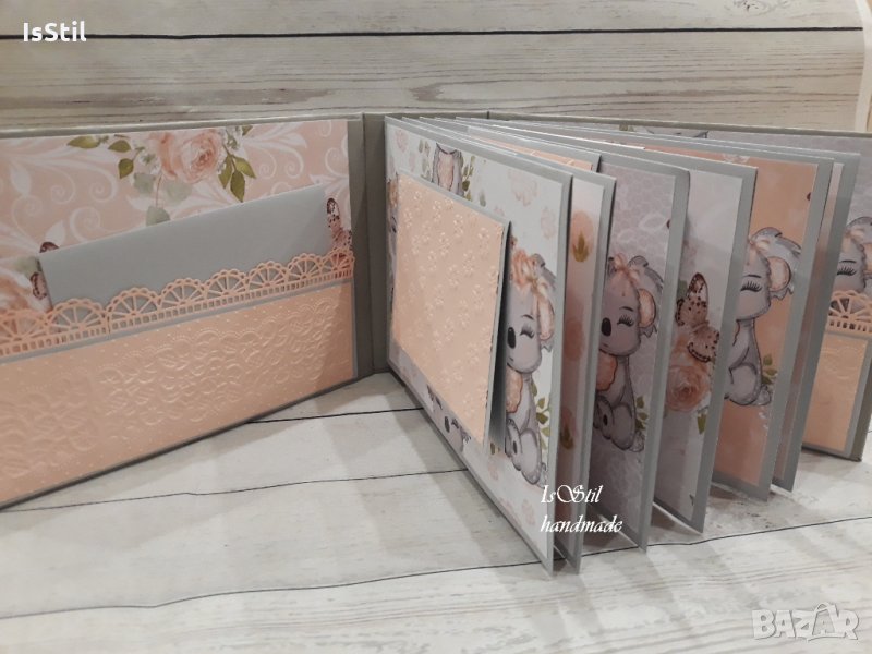 Скрапбук албум за снимки за бебе, момиче, подарък за рожден ден , снимка 1