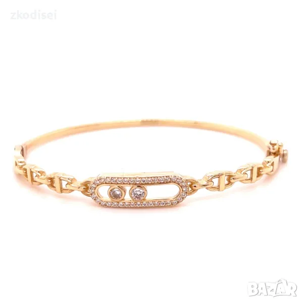 Златна дамска гривна 6,13гр. 14кр. проба:585 модел:28420-1, снимка 1