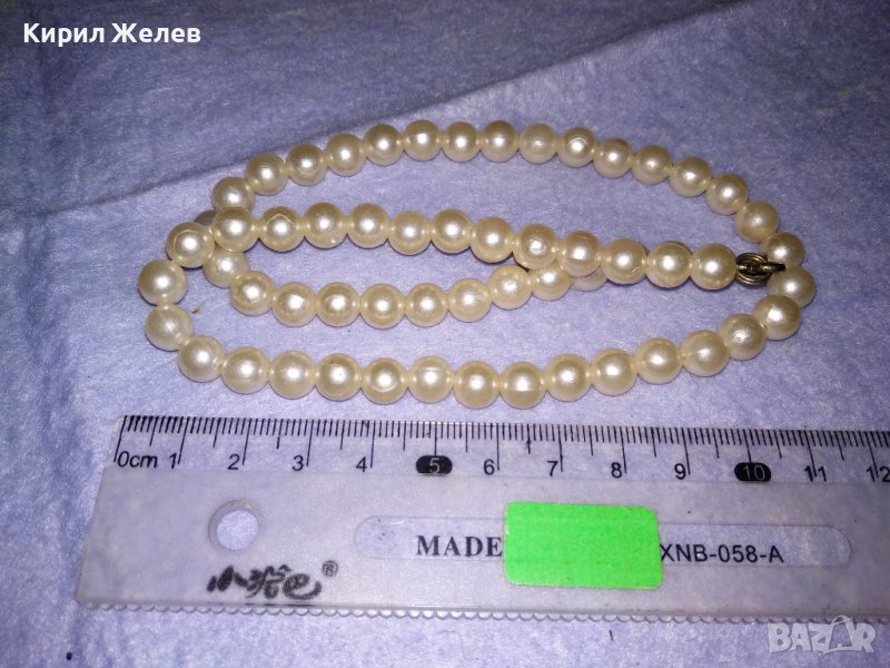 ПЕРЛЕНО КОЛИЕ ВИНТИДЖ ГЕРДАНЧЕ БИЖУ РЕТРО СТИЛ 34636, снимка 1