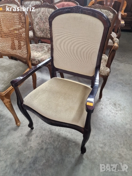 Масивно Бароково Кресло -внос от Германия! , снимка 1