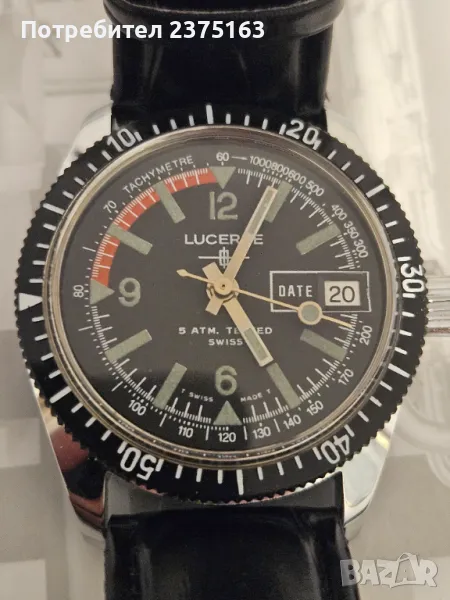 Нов швейцарски механичен часовник  люцерне, снимка 1