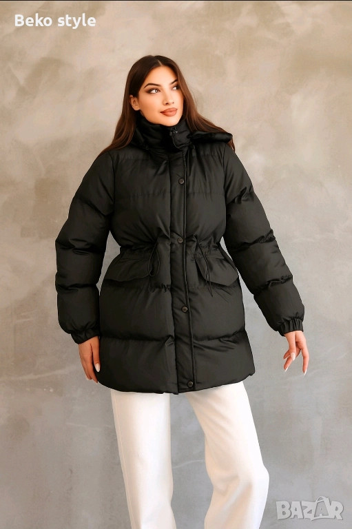 Дамско яке с качулка, снимка 1