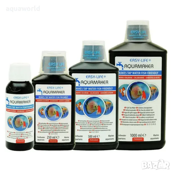 "ПРОМОЦИЯ" Easy Life Aquamaker 100 мл - преобразува чешмяната вода в аквариумна, снимка 1
