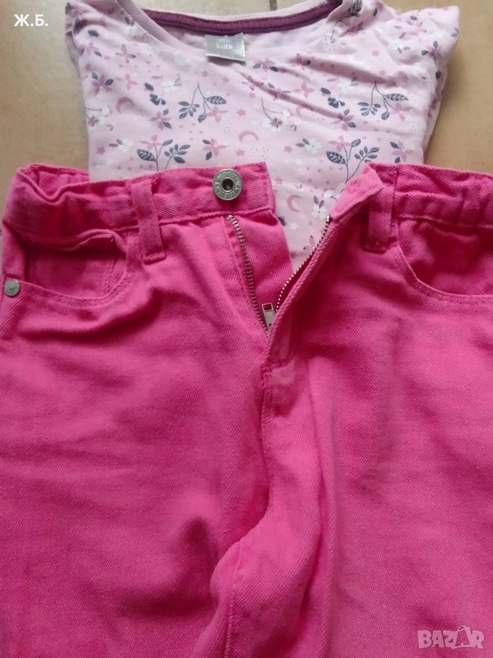 Розови дънки и две розови блузки, снимка 1