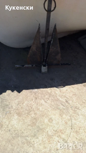 Котва Данфорт,хром никел, снимка 1