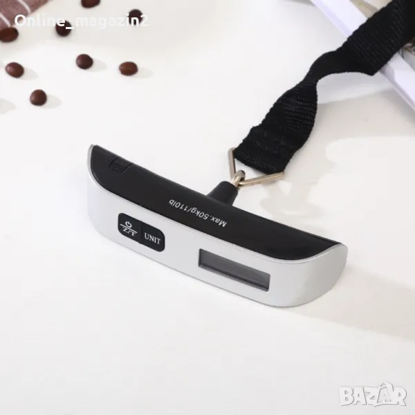 Портативна електронна везна до 50 кг. с LCD дисплей с подсветка, снимка 1