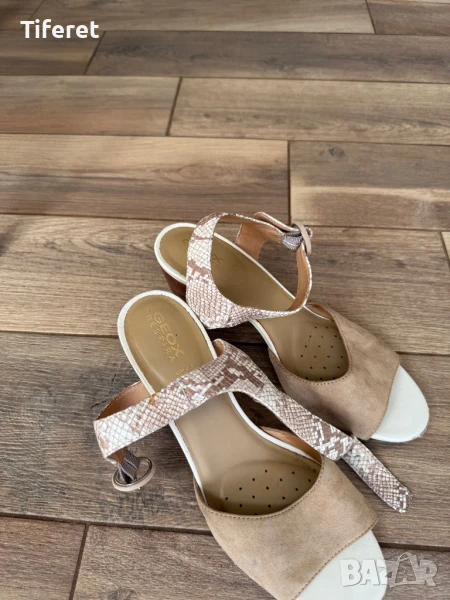 Geox сандали кожа/велур, снимка 1