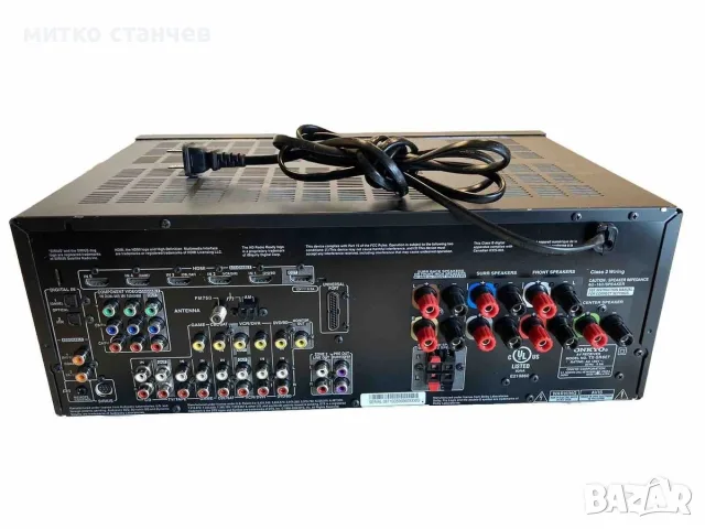 Продавам 7.2 канален ресийвър ONKYO TX-SR 607 за 170EU., снимка 7 - Ресийвъри, усилватели, смесителни пултове - 56222832